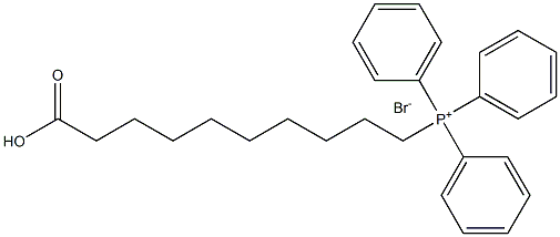 (9-carboxynonyl)triphenylphosphonium bromide 结构式