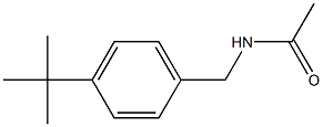 N-(4-(叔丁基)苄基)乙酰胺 结构式