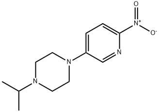 1-Isopropyl-4-(6-nitropyridin-3-yl)piperazine 结构式