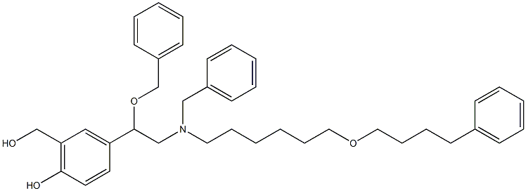 N, O-DIBENZYL SALMETEROL 结构式