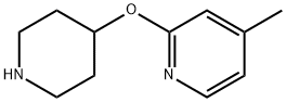 4-甲基-2-(哌啶-4-氧基)吡啶 结构式