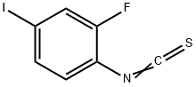 2-fluoro-4-iodo-1-isothiocyanatobenzene 结构式