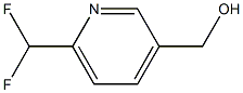 (6-(二氟甲基)吡啶-3-基)甲醇 结构式