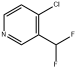 4-氯-3-(二氟甲基)吡啶 结构式