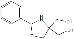 (2-苯基唑烷-4,4-二基)二甲醇 结构式