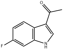 1-(6-氟-1H-吲哚-3-基)乙烷-1-酮 结构式