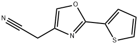 2-[2-(噻吩-2-基)-1,3-噁唑-4-基]乙腈 结构式