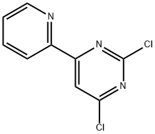 2,4-二氯-6-(吡啶-2-基)嘧啶 结构式