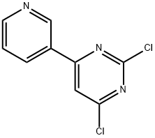 2,4-Dichloro-6-(3-pyridyl)pyrimidine 结构式