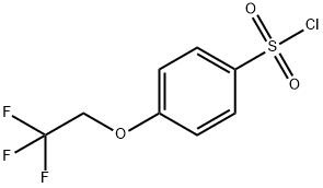 4-(2,2,2-三氟乙氧基)苯-1-磺酰氯化 结构式