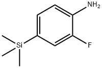 2-fluoro-4-trimethylsilylaniline 结构式