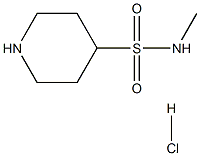 N-METHYL-4-PIPERIDINESULFONAMIDE HYDROCHLORIDE 结构式