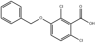 Benzoic acid, 2,6-dichloro-3-(phenylmethoxy)- 结构式