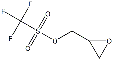 (oxiran-2-yl)methyl trifluoromethanesulfonate 结构式