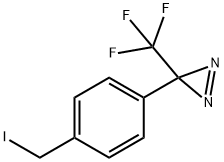 3-(4-(碘甲基)苯基)-3-(三氟甲基)-3H-二嗪 结构式