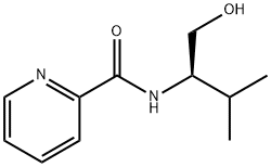 N-[(1R)-1-羟甲基-2-甲基丙基]-2-吡啶甲酰胺 结构式