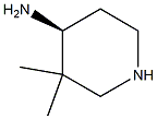 (S)-3,3-二甲基哌啶-4-胺 结构式