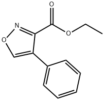 4-phenylisoxazole-3-carboxylic acid ethyl ester 结构式
