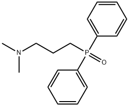 1-Propanamine, 3-(diphenylphosphinyl)-N,N-dimethyl- 结构式