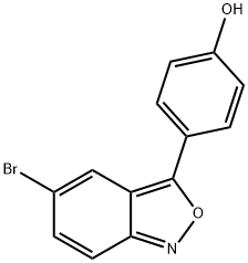 Phenol, 4-(5-broMo-2,1-benzisoxazol-3-yl)- 结构式
