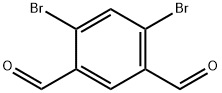 2,4-DIBROMOBENZENE-1,5-DICARBOXALDEHYDE 结构式