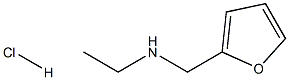 N-(呋喃-2-基甲基)乙胺盐酸盐 结构式