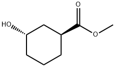(1S-TRANS)-3-羟基环己烷羧酸甲酯 结构式