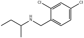 butan-2-yl[(2,4-dichlorophenyl)methyl]amine 结构式