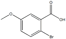 2-BROMO-5-METHOXYBENZOIC ACID 结构式