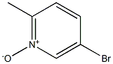 5-BROMO-2-METHYLPYRIDINE-N-OXIDE 结构式