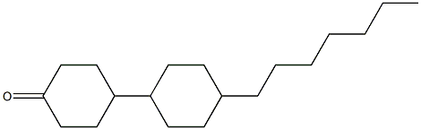 4-(4Heptylcyclohexyl)Cyclohexanone 结构式