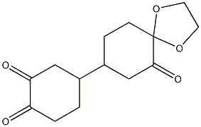 4,4BicyclohexanedioneMono-EthyleneKetal 结构式