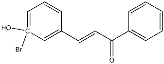 3Hydroxy-3-BromoChalcone 结构式