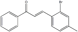 4Methyl-2-BromoChalcone 结构式