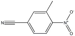 3-甲基-4-硝基苯甲腈 结构式