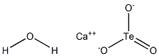 Calcium tellurite monohydrate 结构式