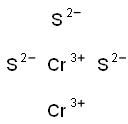 Chromium(III) sulfide 结构式