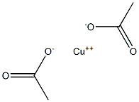 Copper(II) acetate 结构式