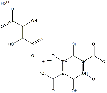 Holmium(III) tartrate 结构式