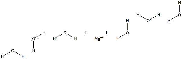 Magnesium iodide hexahydrate 结构式