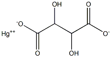 Mercury(II) tartrate 结构式