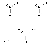 Neodymium(III) nitrate 结构式