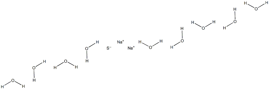 Sodium sulfide nonahydrate 结构式