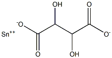 Tin(II) tartrate 结构式