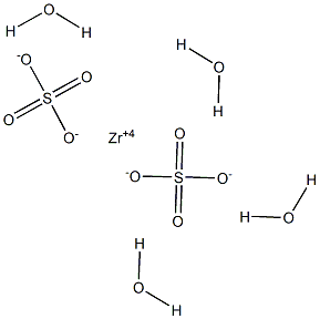 Zirconium sulfate tetrahydrate 结构式