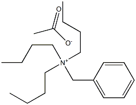 苄基三丁基醋酸铵 结构式