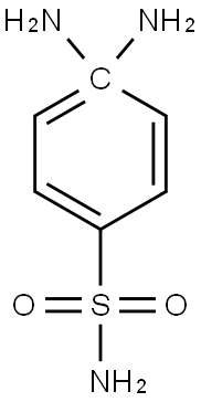 4,4-二氨基苯磺酰胺 结构式