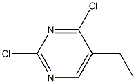 2,4-二氯-5-乙基嘧啶 结构式