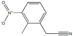 2-甲基-3-硝基-苯乙腈 结构式