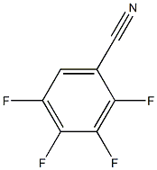 2,3,4,5-四氟苯腈 结构式